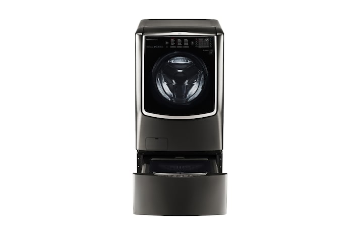 LG 5.8 pᶟ |Direct Drive | Inverter | Acero Inoxidable Negro | ThinQ™, WM9500HKA