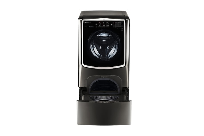 LG 5.8 pᶟ |Direct Drive | Inverter | Acero Inoxidable Negro | ThinQ™, WM9500HKA