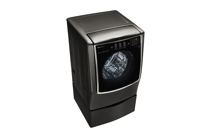 LG 5.8 pᶟ |Direct Drive | Inverter | Acero Inoxidable Negro | ThinQ™, WM9500HKA