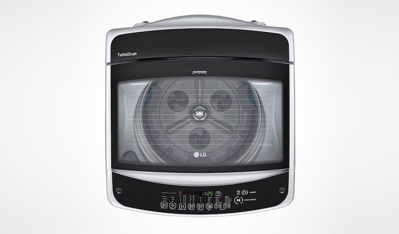 LG Lavadora Smart Inverter de Carga Superior con 16kgs de Capacidad, TurboDrum™, color plateado, WT16SSB