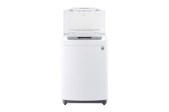 LG Lavadora Carga Superior 17kg Smart Inverter, Smart Motion, TurboDrum™, Color Blanco, WT17WPBK