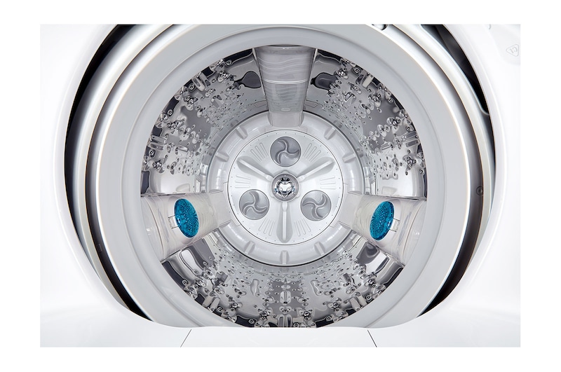 LG Lavadora Carga Superior 17kg Smart Inverter, Smart Motion, TurboDrum™, Color Blanco, WT17WPBK