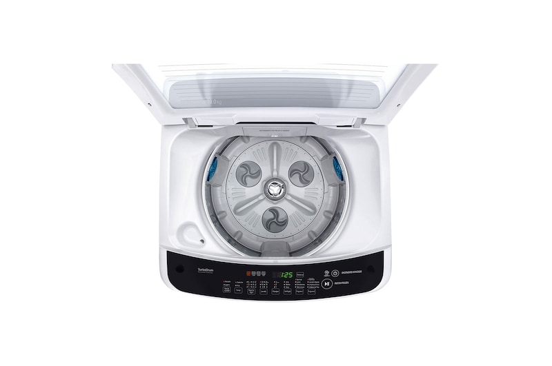 LG 19kg Lavadora Carga Superior, Smart Inverter, Smart Motion, TurboDrum™, Color Blanco, WT19WSBP