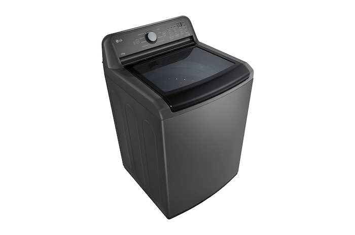 LG Lavadora Carga Superior 23kg con Direct Drive Inverter, Agitador, TurboDrum, Smart Diagnosis, Color Middle Black, WT23MT6HKA