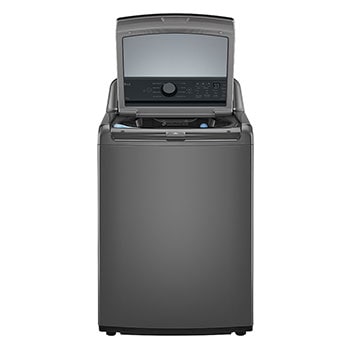 LG Lavadora Carga Superior 23kg con Direct Drive Inverter, Agitador, TurboDrum, Smart Diagnosis, Color Middle Black, WT23MT6HKA