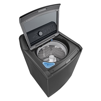 LG Lavadora Carga Superior 23kg con Direct Drive Inverter, Agitador, TurboDrum, Smart Diagnosis, Color Middle Black, WT23MT6HKA