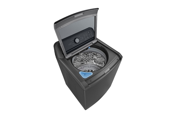 Top view with door open