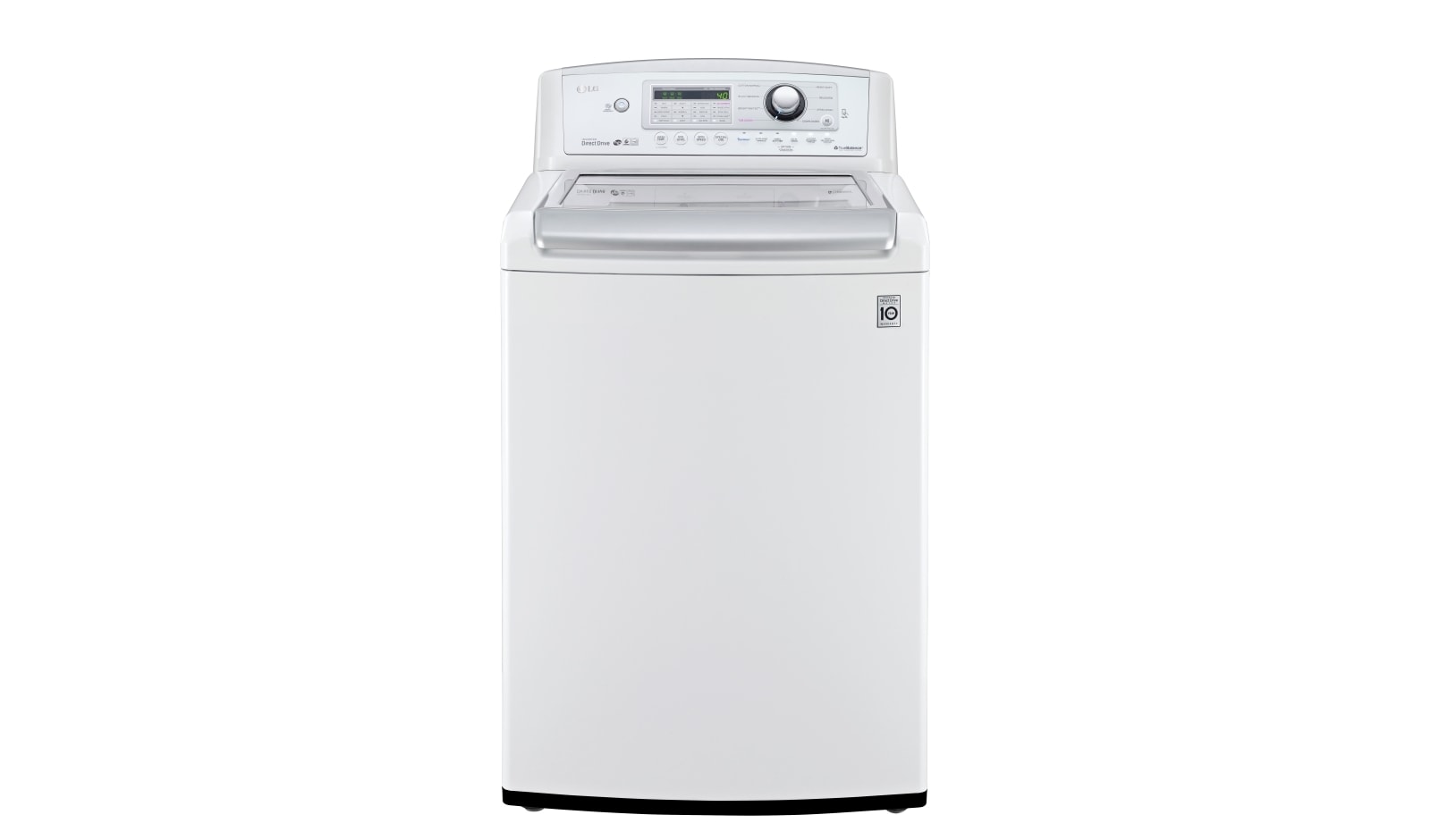 Front view of Lavadora Carga Superior. Motor Inverter Direct Drive. 19kg WT5270CW