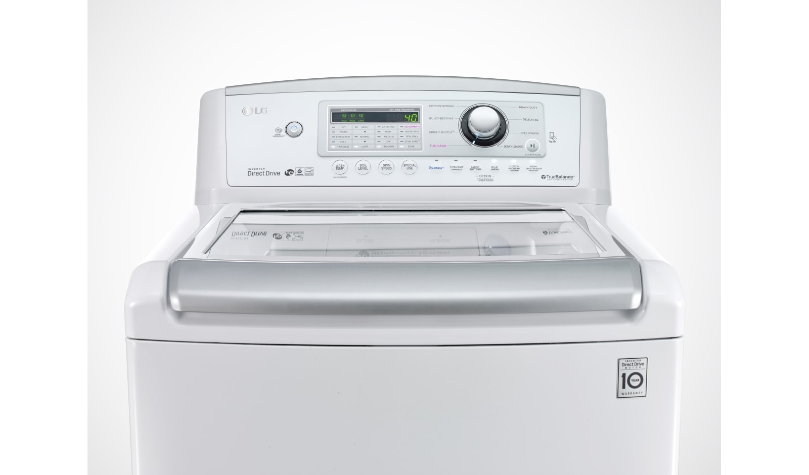 LG Lavadora Carga Superior. Motor Inverter Direct Drive. 19kg, WT5270CW