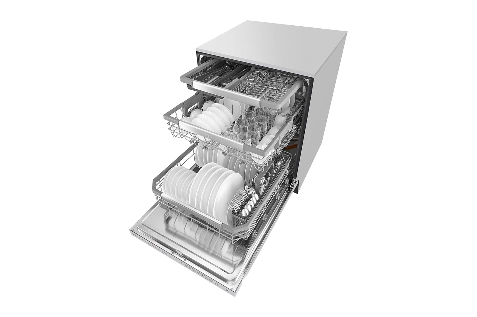 LG Lavaplatos LG QuadWash™ TrueSteam™ con Smart ThinQ™ WiFi, LDP7708ST