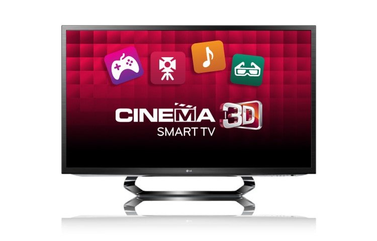 Front view of TV LED PLUS FULL HD 3D. 47LM6200