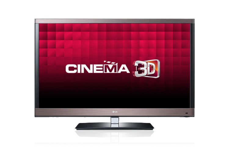 Front view of LG Cinema 3D TV 55LW5700