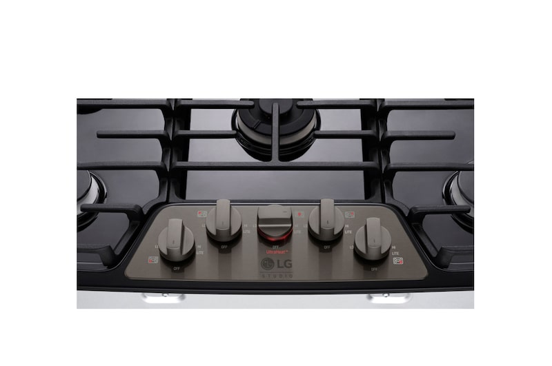 LG Estufa Sobre Mesa 36" LG Studio LSCG367BD 5 quemadores Quemador doble UltraHeat™, LSCG367BD
