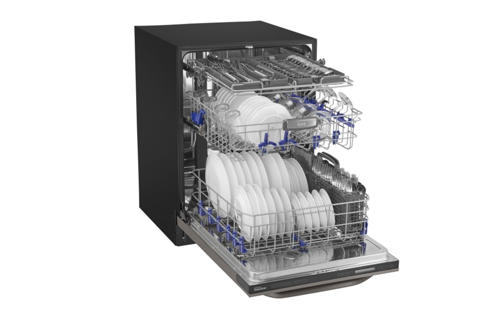 LG STUDIO - Lavavajillas de control superior con tecnología TrueSteam®, LSDF9969BD