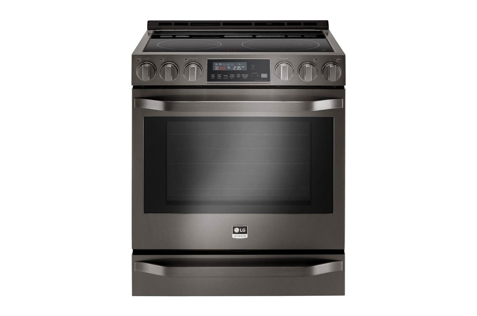 Front view of Estufa LG Studio |6.3 pies cúbicos |Wi-Fi |ProBake Convection®  LSSE3030BD