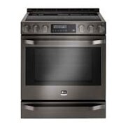 Front view of Estufa LG Studio |6.3 pies cúbicos |Wi-Fi |ProBake Convection®  LSSE3030BD