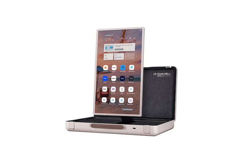 LG StanbyME Go 27'' Portátil Smart TV con ThinQ AI (Inteligencia Artificial), 27LX5QKNA