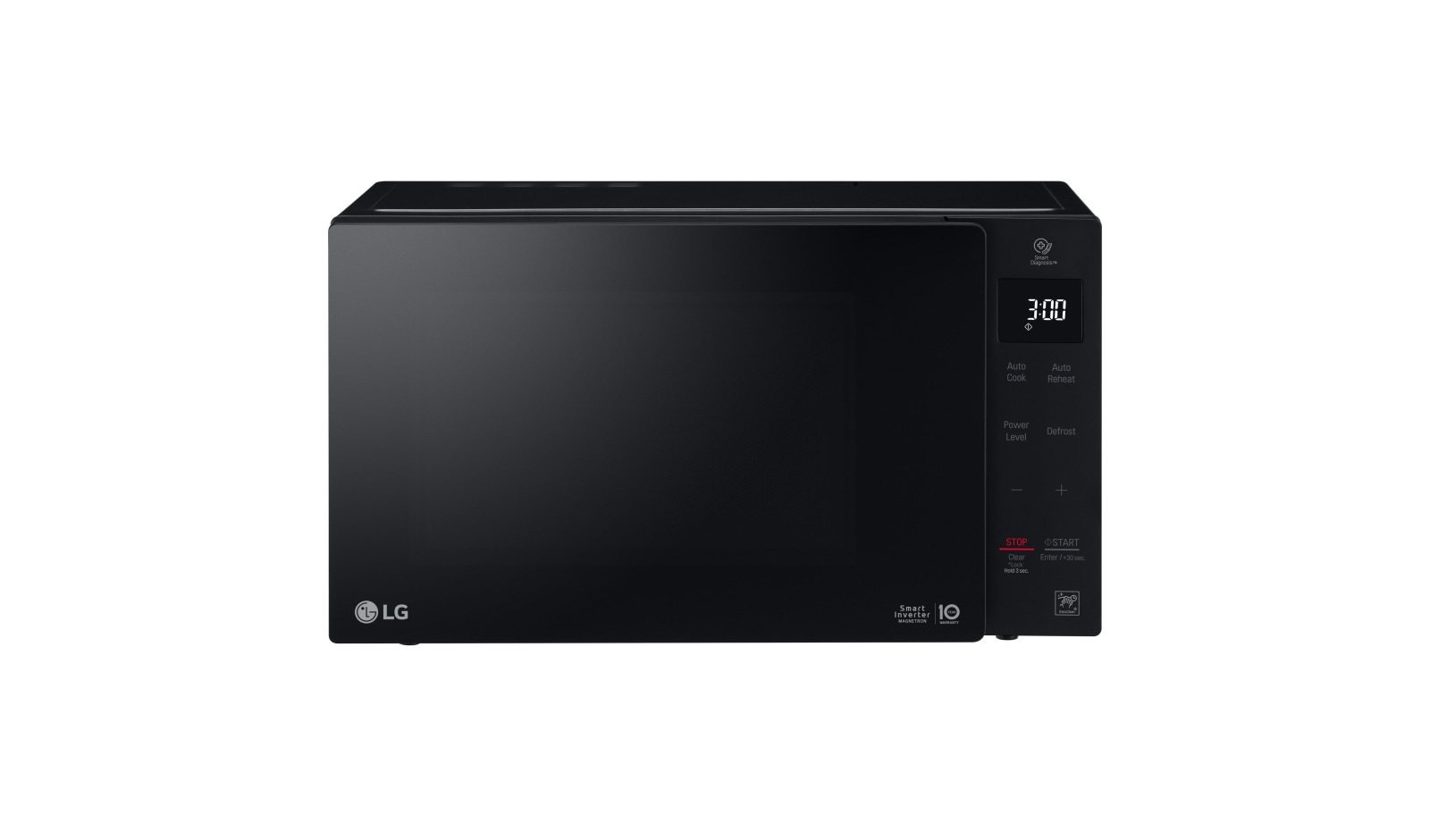 Front view of Microondas NeoChef™ 0.9 pies cúbicos con Smart Inverter y EasyClean® LMC0975SB