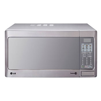Front view of HORNO CON CAPACIDAD 1,4 PIES/40 LITROS, POTENCIA 1400W EN MICROONDAS Y 1200W EN DORADOR, SISTEMA INTELO WAVE PARA COCCIÓN UNIFORME MH1443XAR