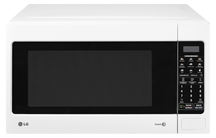 Front view of HORNO MICROONDAS SERIE RENAISSANCE LG SOLO 1.1 cu. ft. MS1142GW