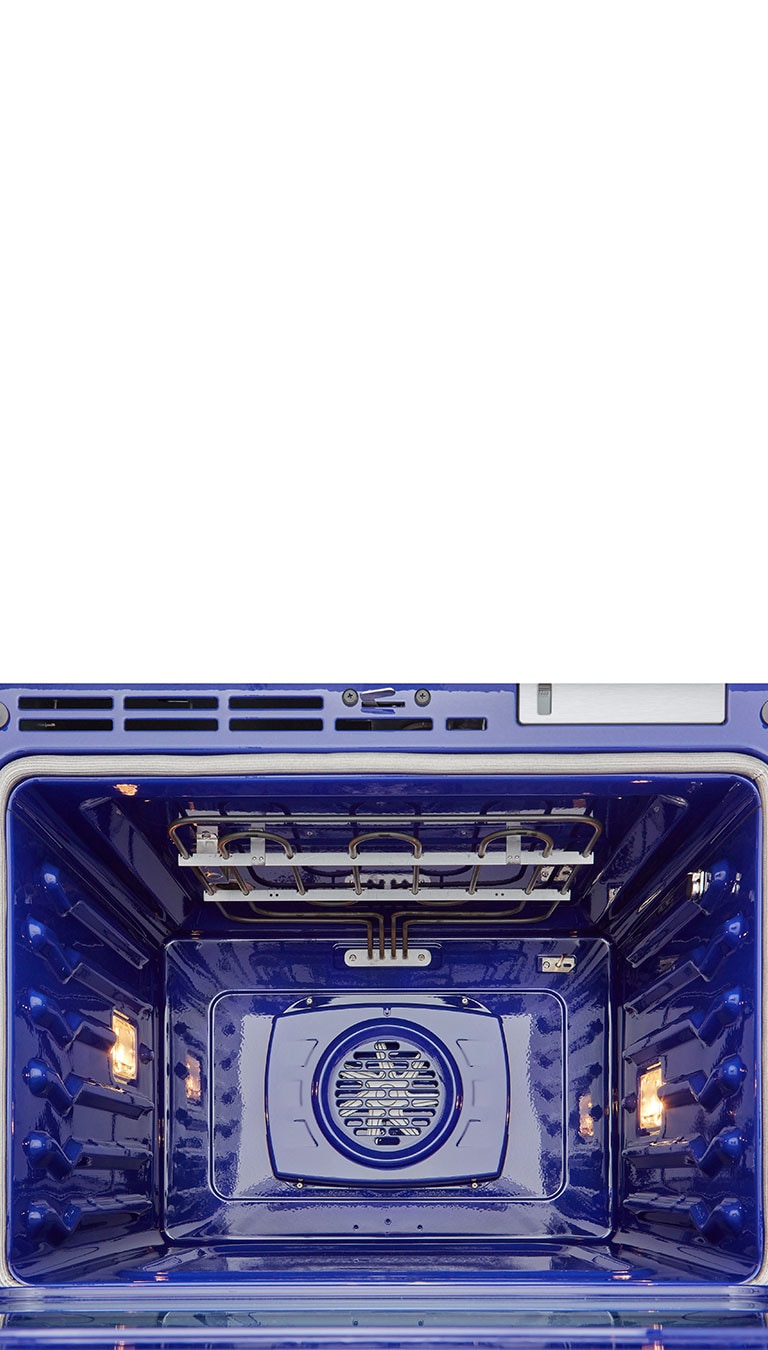 Imágen de convección dentro del horno.