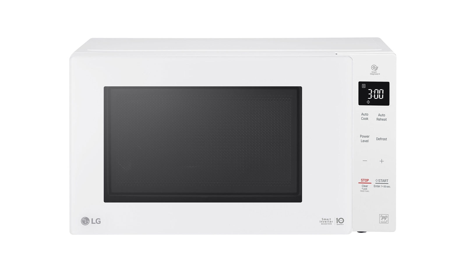 Front view of Horno Microondas LG Potente LMC1375SW