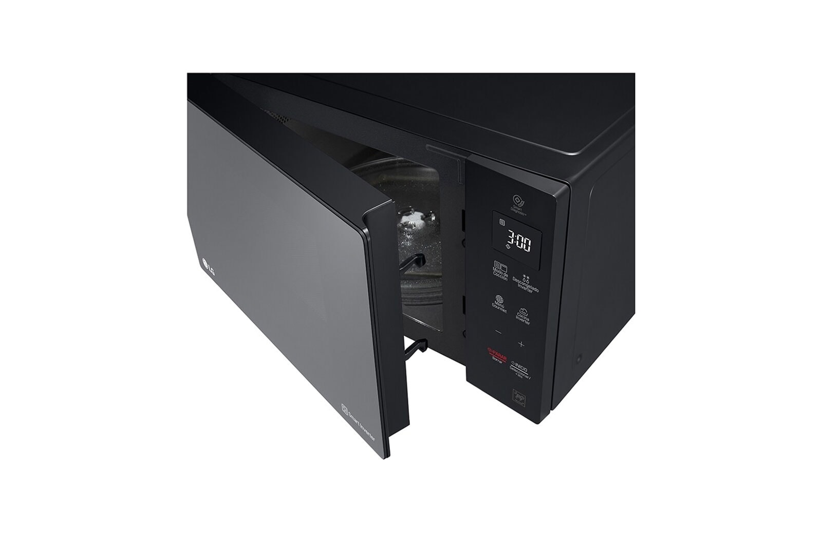 LG 1.5 pies cúbicos |NeoChef™ |Grill |Smart Inverter |Negro, MH1536GIR