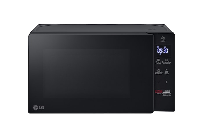 Vista frontal de Microondas NeoChef™ Slim 0.7p³ LG MS2032GAS EasyClean™ 700W Negro