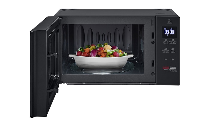 LG Microondas NeoChef™ Slim 0.7p³ LG MS2032GAS EasyClean™ 700W Negro, MS2032GAS