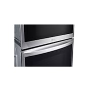 LG Horno Empotrable Eléctrico Doble LG Studio 1.7p³ y 4.7p³ Freidora de Aire y Microondas  Smart ThinQ™, WCEP6423F