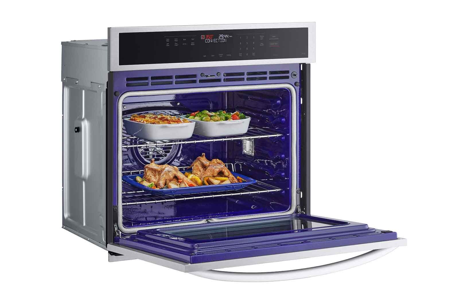 LG Horno Empotrable Eléctrico LG Studio  4.7p³ Convección y Freidora de Aire Smart ThinQ™, WSEP4723F