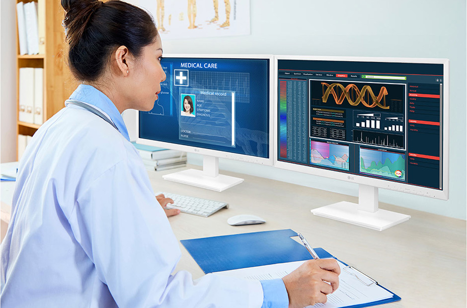 Optimizada para área de trabajo Médico Optimizada para área de trabajo Médico