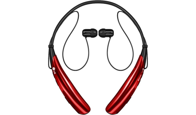 Front view of LG TONE PRO™ Wireless Stereo Headset HBS-750™ Red