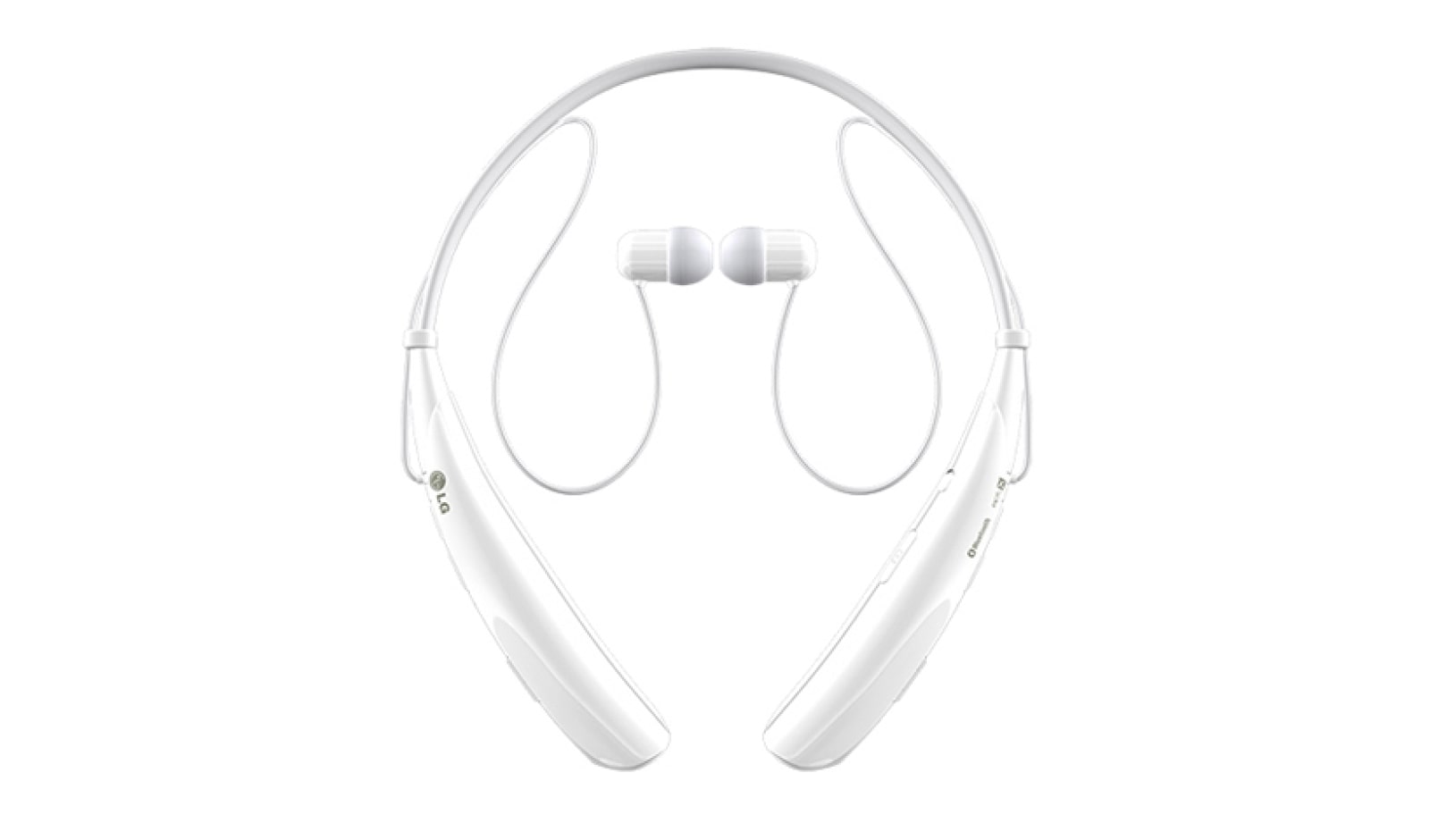 Front view of LG TONE PRO™ Wireless Stereo Headset HBS-750™ White