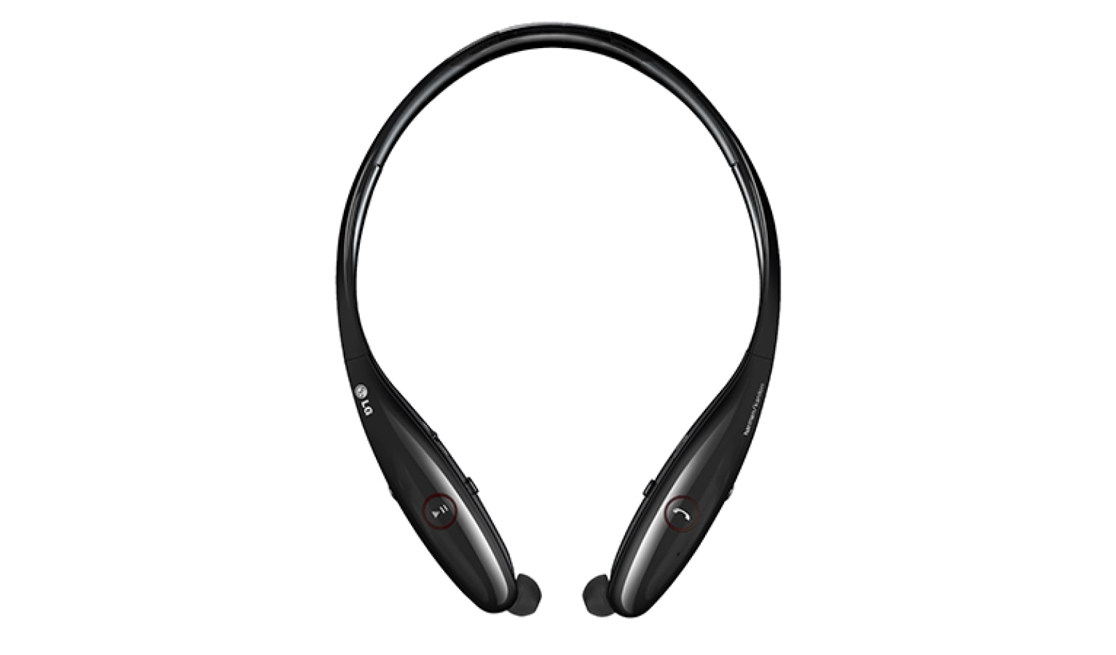 Front view of LG TONE INFINIM™ Wireless Stereo Headset HBS-900