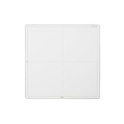 Vista frontal del detector de rayos X digital LG 17HK700G-W en blanco
