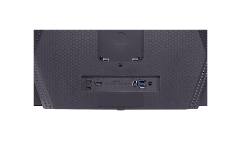 close-up view of ports