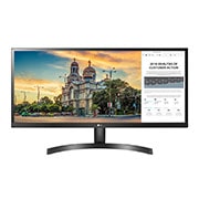 Front view of Monitor LED IPS Full HD UltraWide® Class 21:9 de 29 pulgadas con AMD FreeSync (29&#34; Diagonal) 29WK500-P