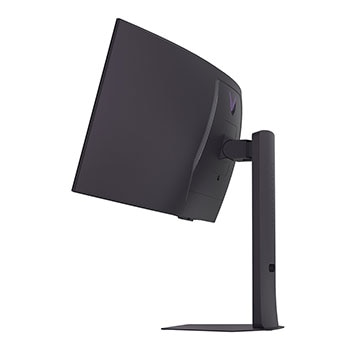 Vista frontal del monitor con la base bajada