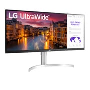LG Monitor UltraWide™ 34'' 21:9 IPS HDR WFHD, 34WN650-W