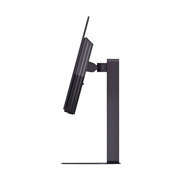 Upward-facing side view