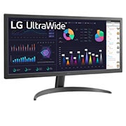 LG Monitor FHD HDR10 IPS UltraWide con AMD FreeSync™ de 26”, 26WQ500-B