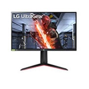 LG Monitor para juegos UltraGear™ Full HD IPS 1ms (GtG) de 27" con compatibilidad con NVIDIA® G-SYNC®, 27GN650-B