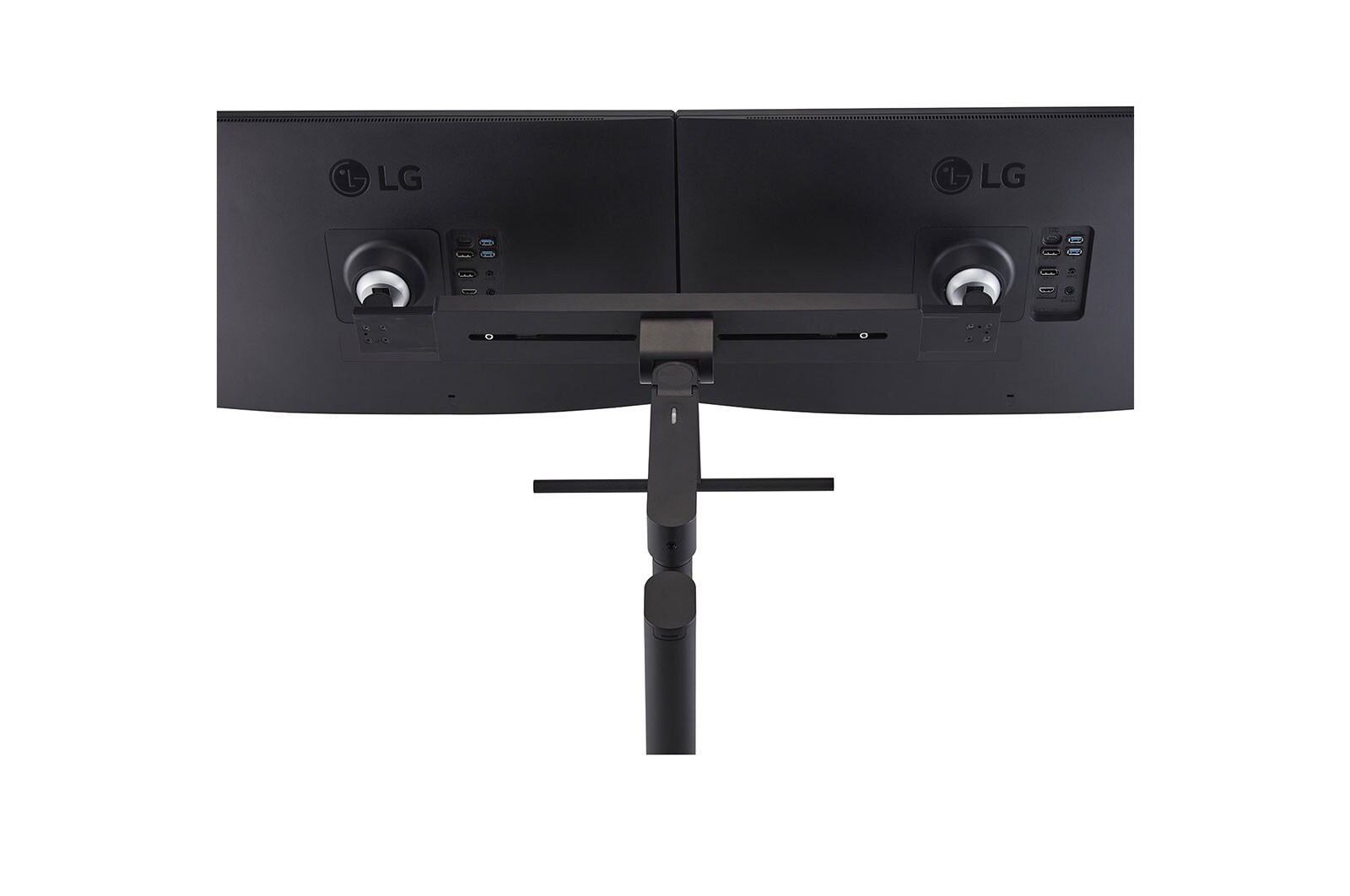 LG Monitor Ergo Dual QHD de 27 pulgadas con conexión en cadena, 27QP88D-B