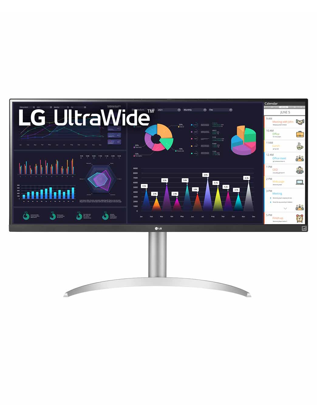 LG モニター 34WQ650-W 34インチ Monitor IPS Full HD de 34