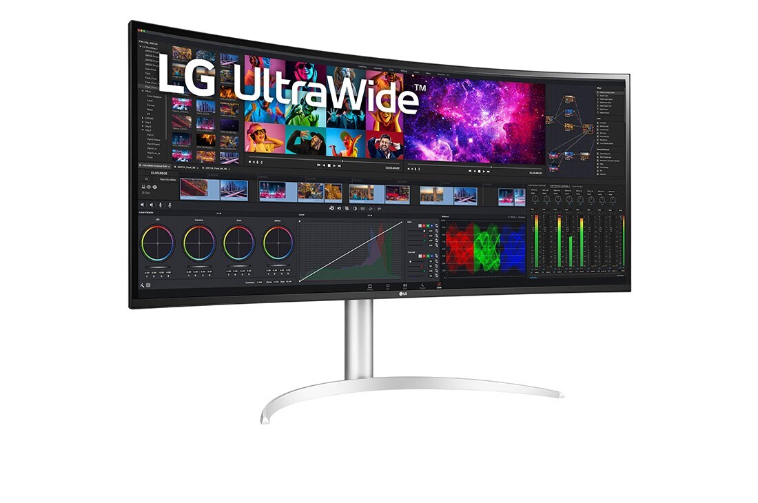 新品LG電子 39.7型 5KNano IPS 曲面型 液晶40WP95C-W LG Pantalla Nano IPS curva UltraWide™ 5K2K de 39,7'' | LG Latin