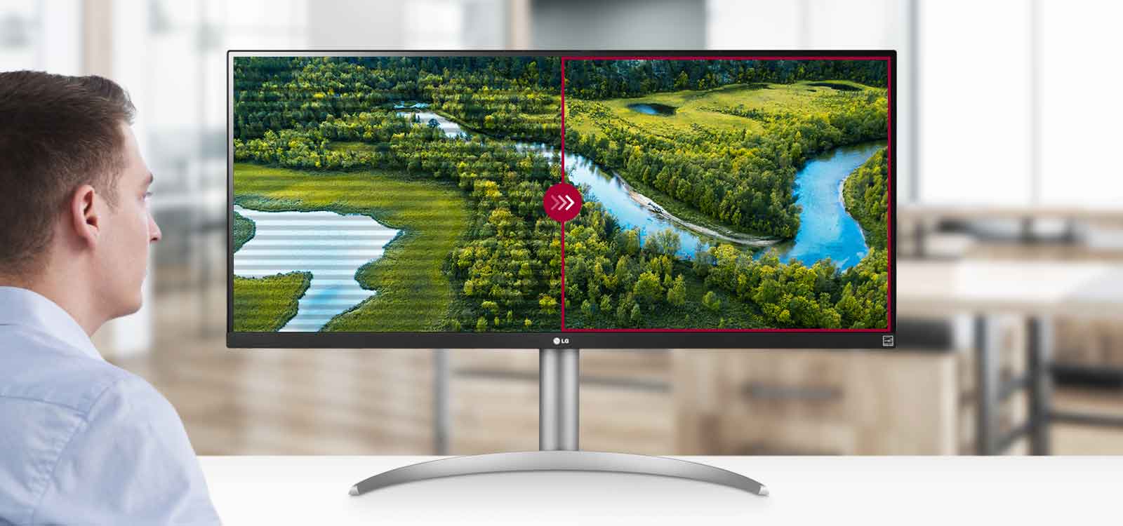 Monitor IPS Full HD de 34