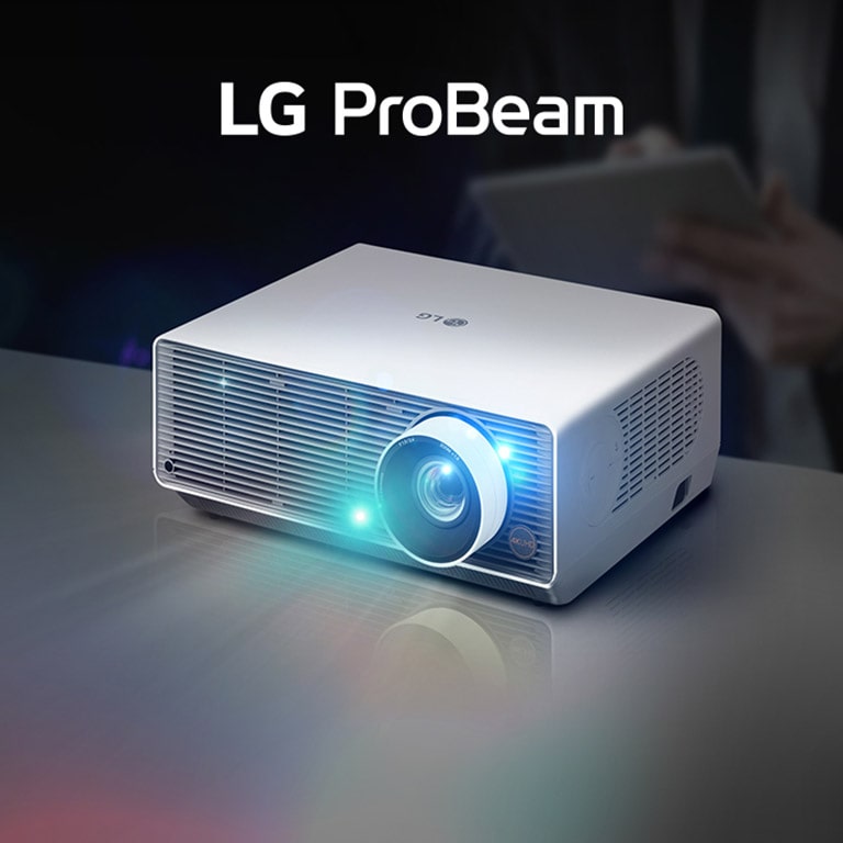 LG ProBeam projector.