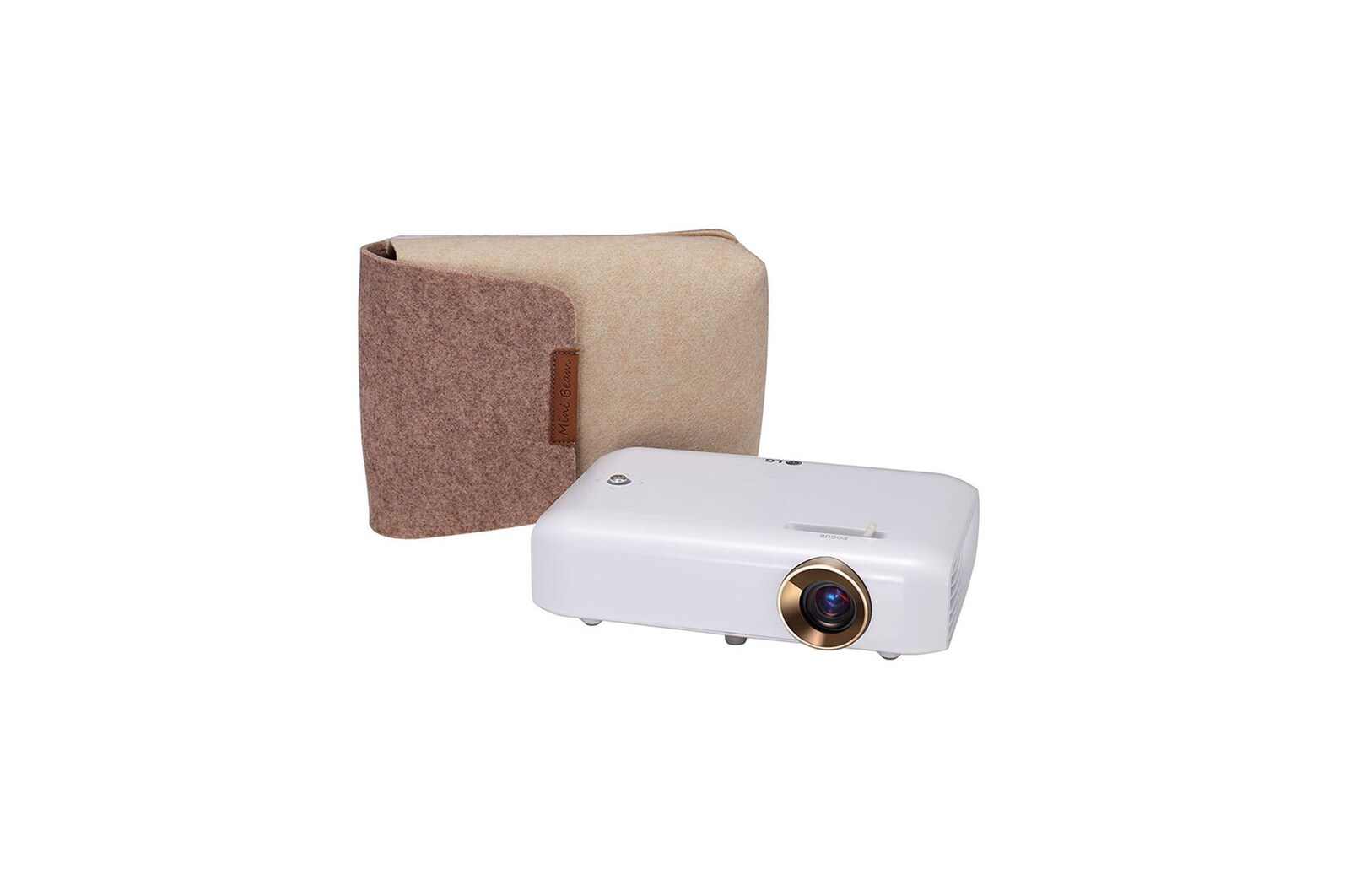 Projector with bag