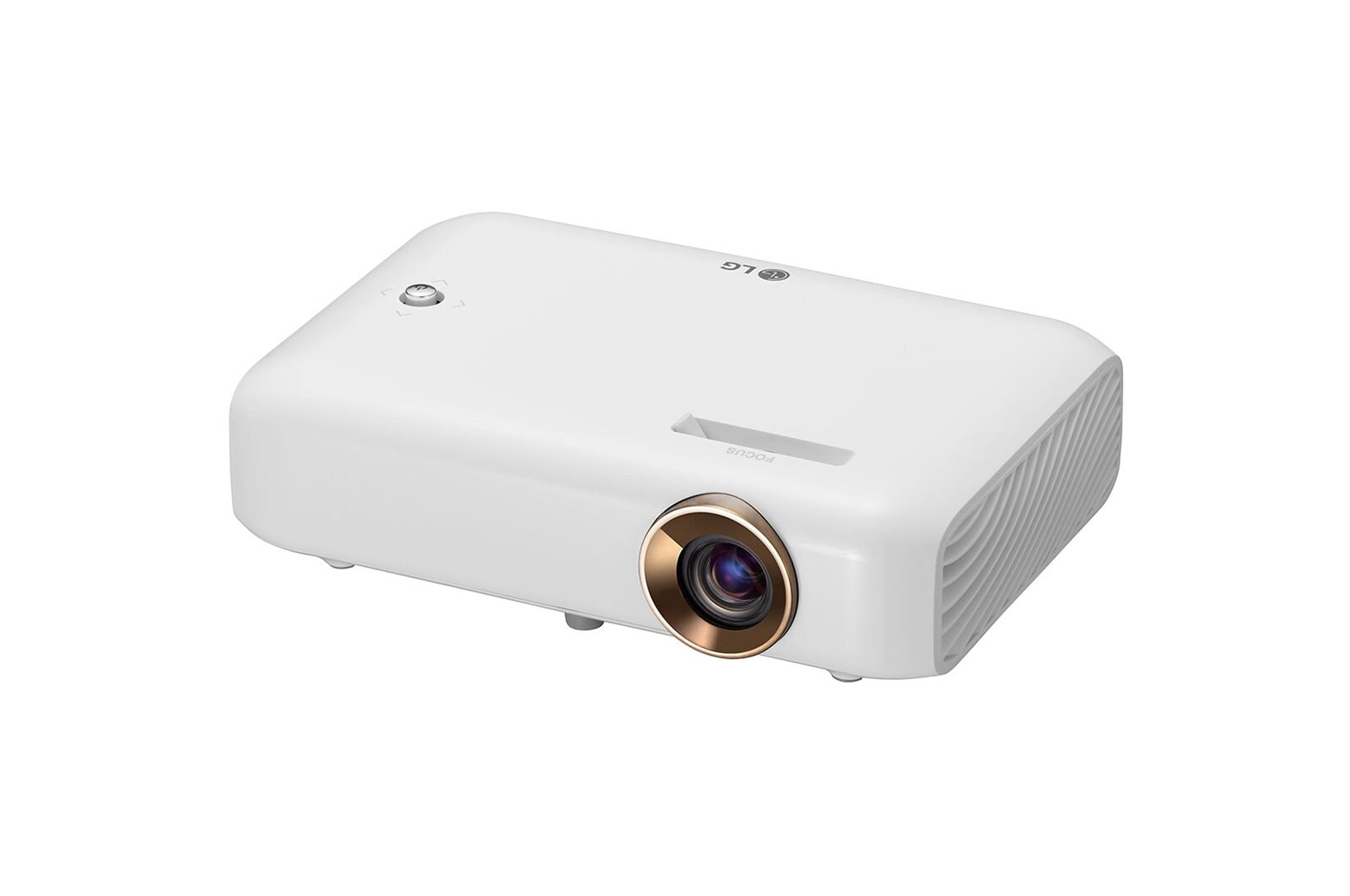 LG Proyector LED CineBeam con batería integrada, salida de sonido Bluetooth y Pantalla Compartida, PH510PG